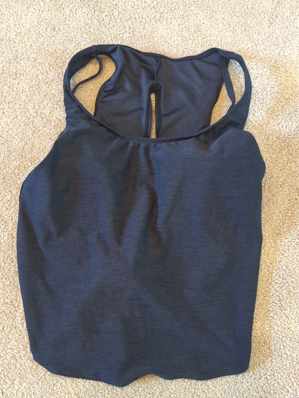 NWOT Black Racerback Tank Top